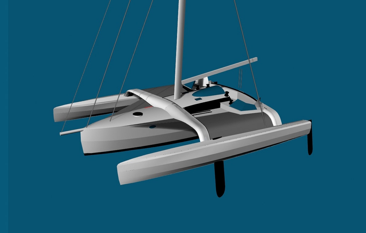 Wapa 35 R3 - A modern plywood/epoxy trimaran - Trimaran - Multihulls ...