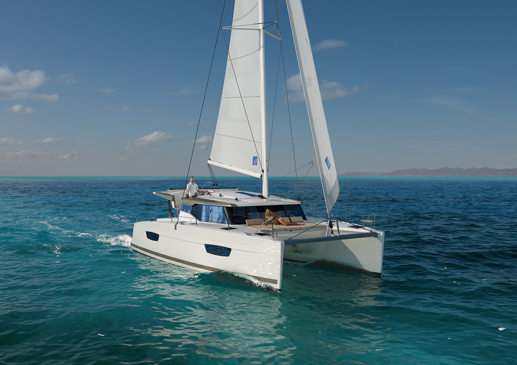 Lucia 40, the Fountaine Pajot catamaran to discover at Düsseldorf Boat ...